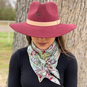 Paisley Mint Silk Wild Rag